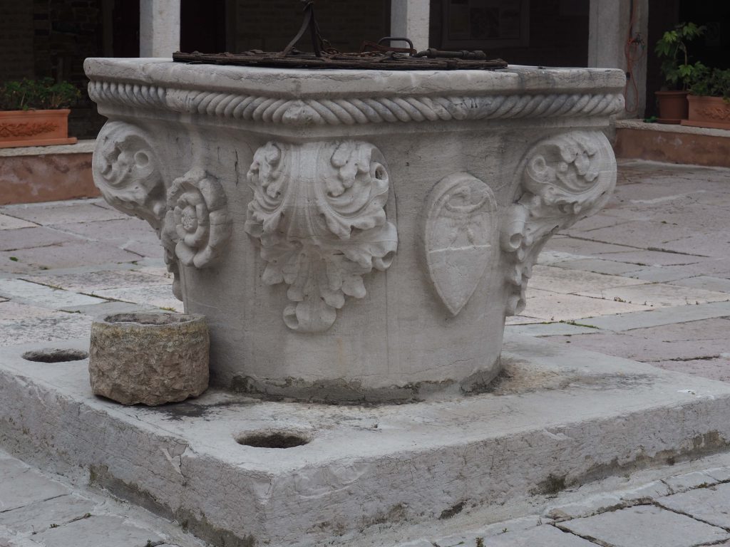 well in the cloister