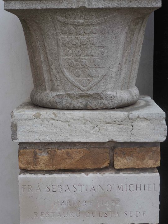 Il Priore Sebastiano Michiel iniziò i restauri a fine del Quattrocento