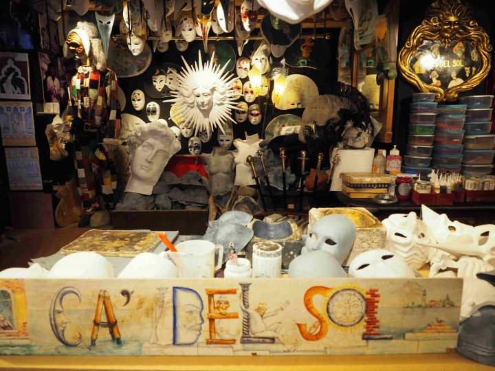Ca' del Sol, mask atelier in Venice