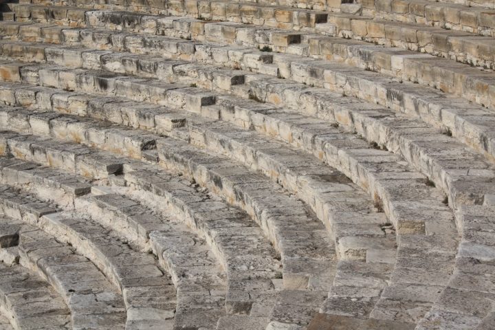 magnificent Greek-Roman theatre in Kourion, 2 BC