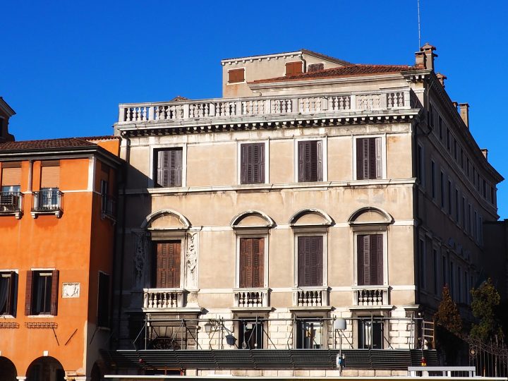 façade of Ca’ Memmo on the Grand Canal in Venice