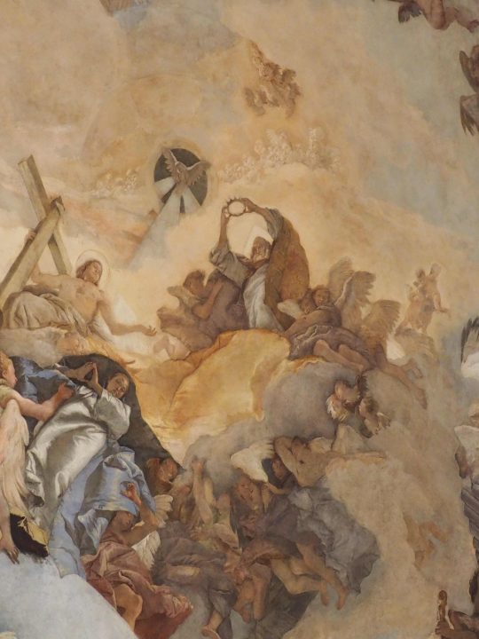Detail, Die Glorie der Unbefleckten Empfängnis Mariä, Giambattista Tiepolo