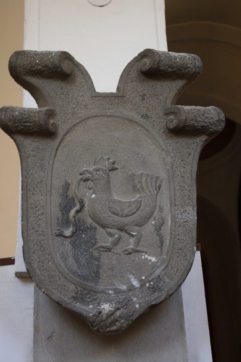stemma di Murano esposto nel Museo del Vetro