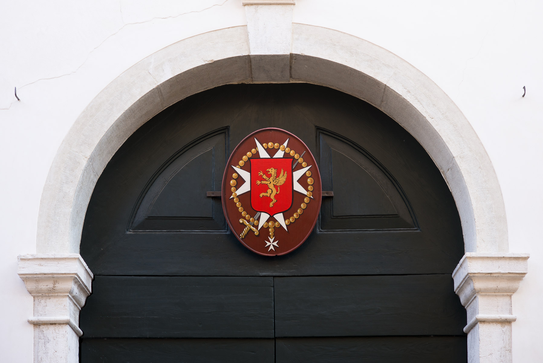 Entrance door to the Church of St. John in Venice