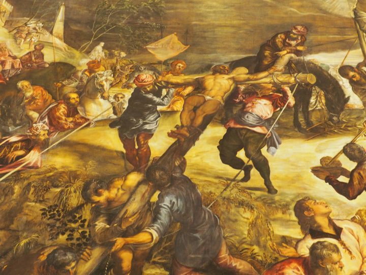 Auschnitt aus Tintoretto's Kreuzigung