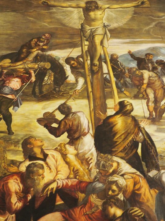 Auschnitt aus Tintoretto's Kreuzigung