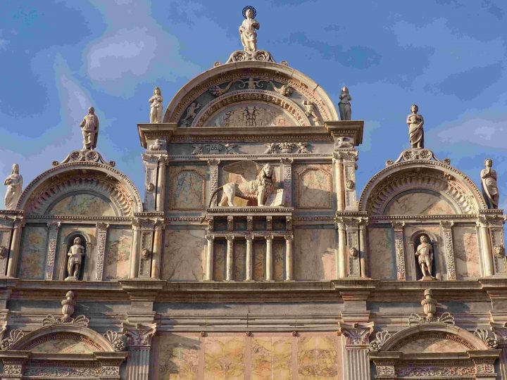 facade of Scuola di San Marco, nowadays one of the entrances to the Venetian hospital