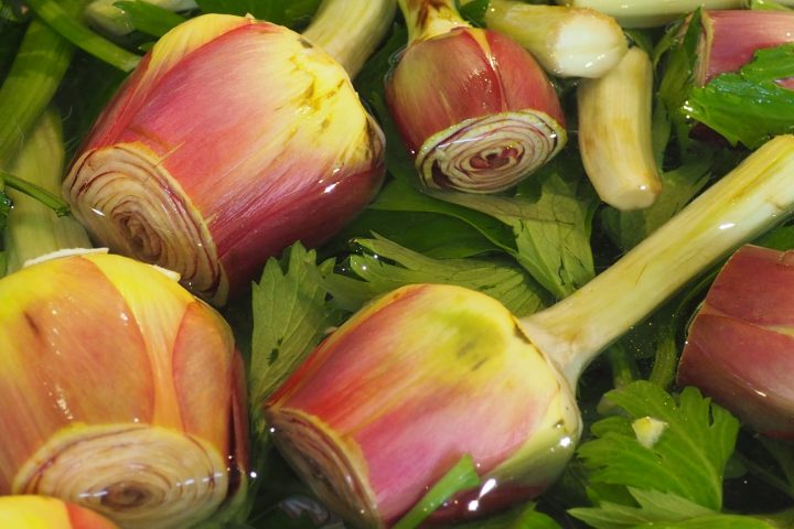 Fresh artichokes