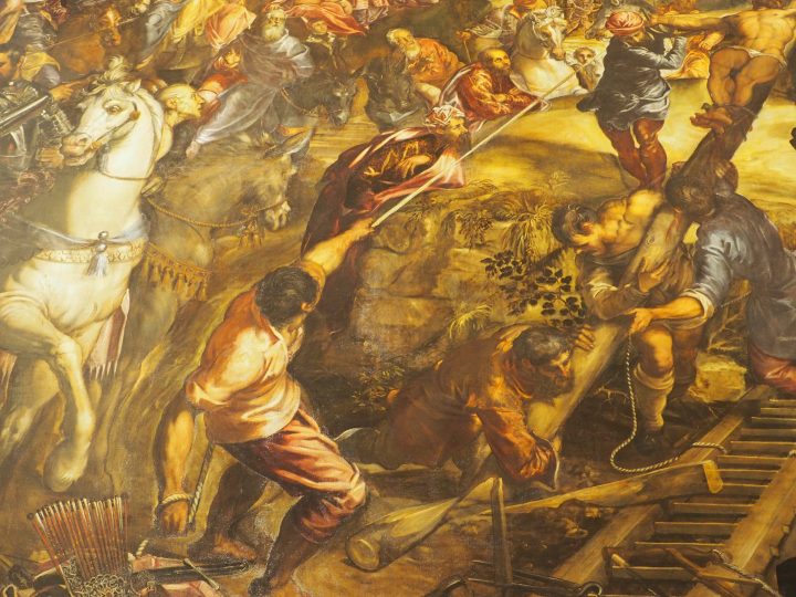 Auschnitt aus Tintoretto's Kreuzigung