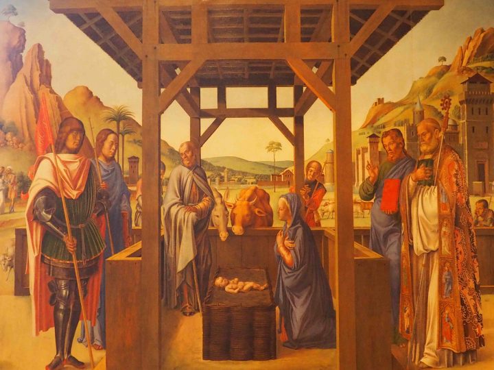 Lazzaro Bastiani, Natività tra Santi, Gallerie dell'Accademia