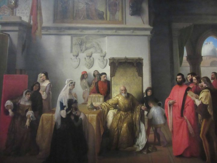 Francesco Foscari destituito, Francesco Hayez, 1842-44. Brera