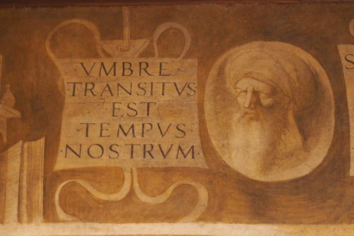 Schriftrolle in Giorgiones Geburtshaus