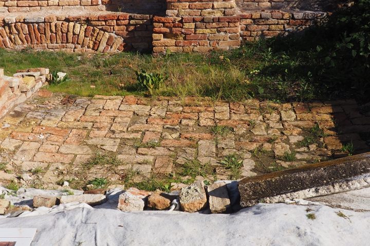 traces of the outline of the ground floor of these buildings