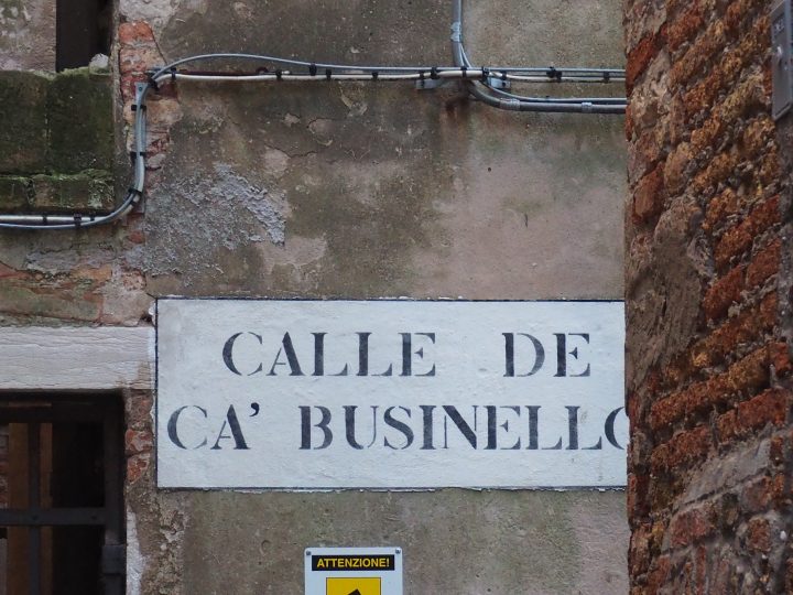 street leading to the Palazzo where the Wynnes stayed