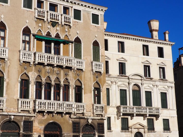 Palazzo Michiel dal Brusà and Palazzo Balbi on the Grand Canal