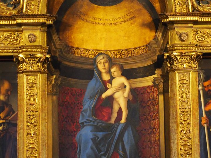 Giovanni Bellini, Pala Pesaro, Detail