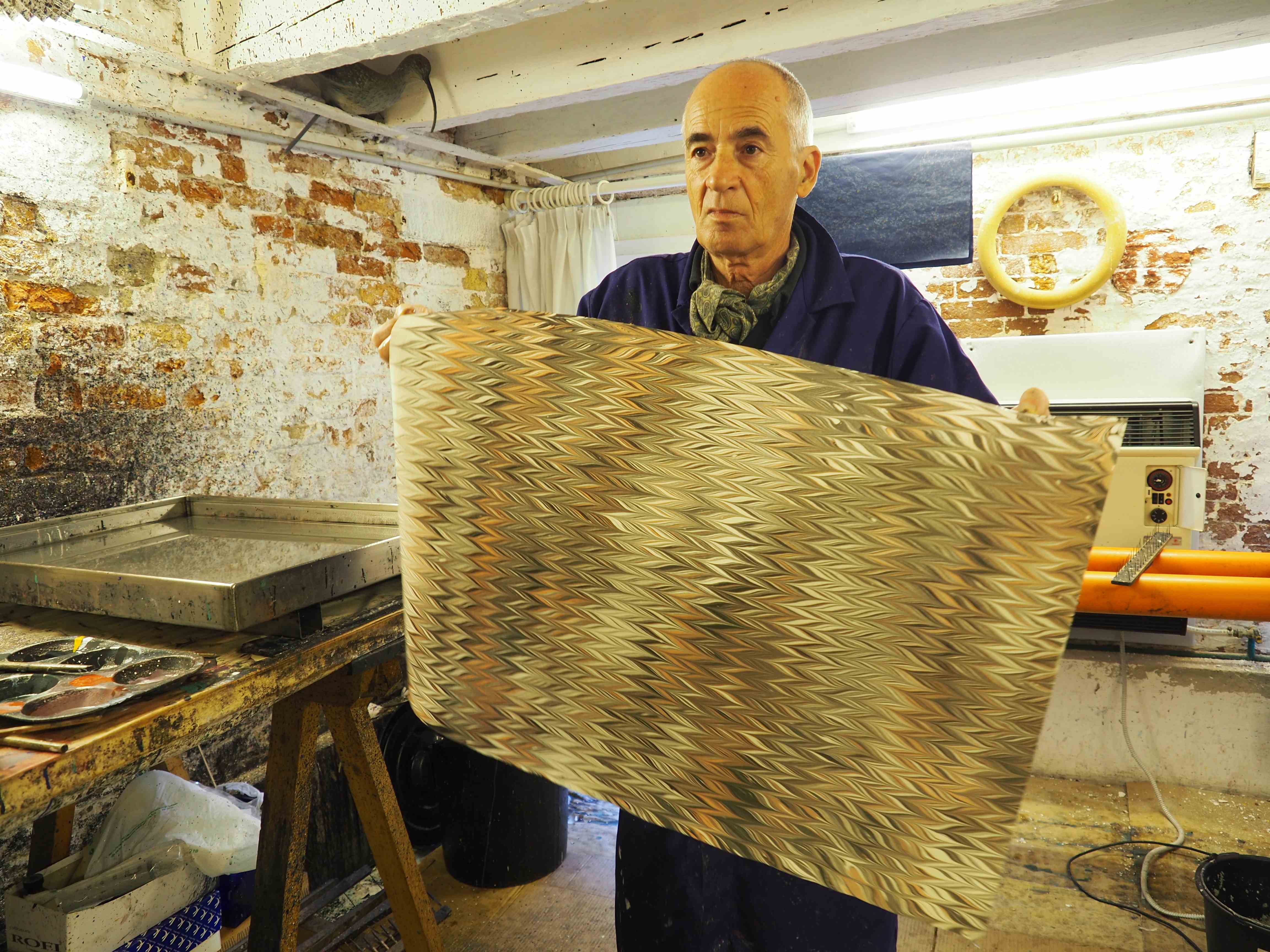 Alberto in seinem Atelier